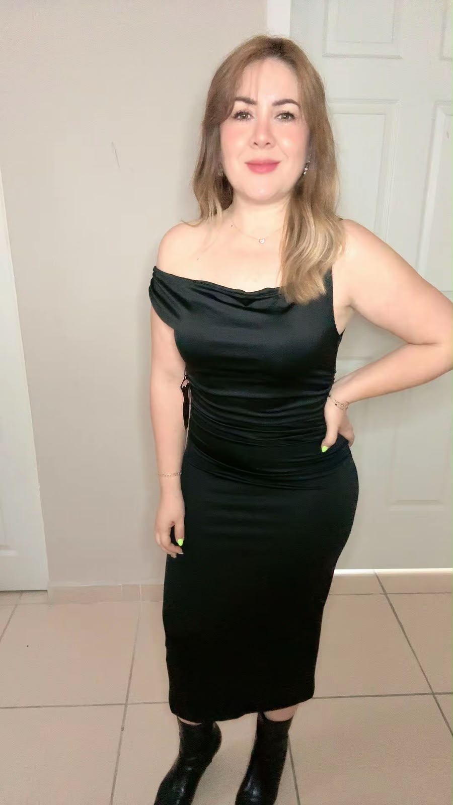 Vestido un hombro